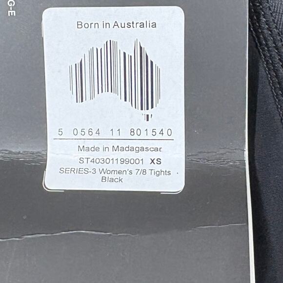 SKINS Compression Series-3 Women's 7/8 Tight Size XS Black Activewear - Picture 7 of 12